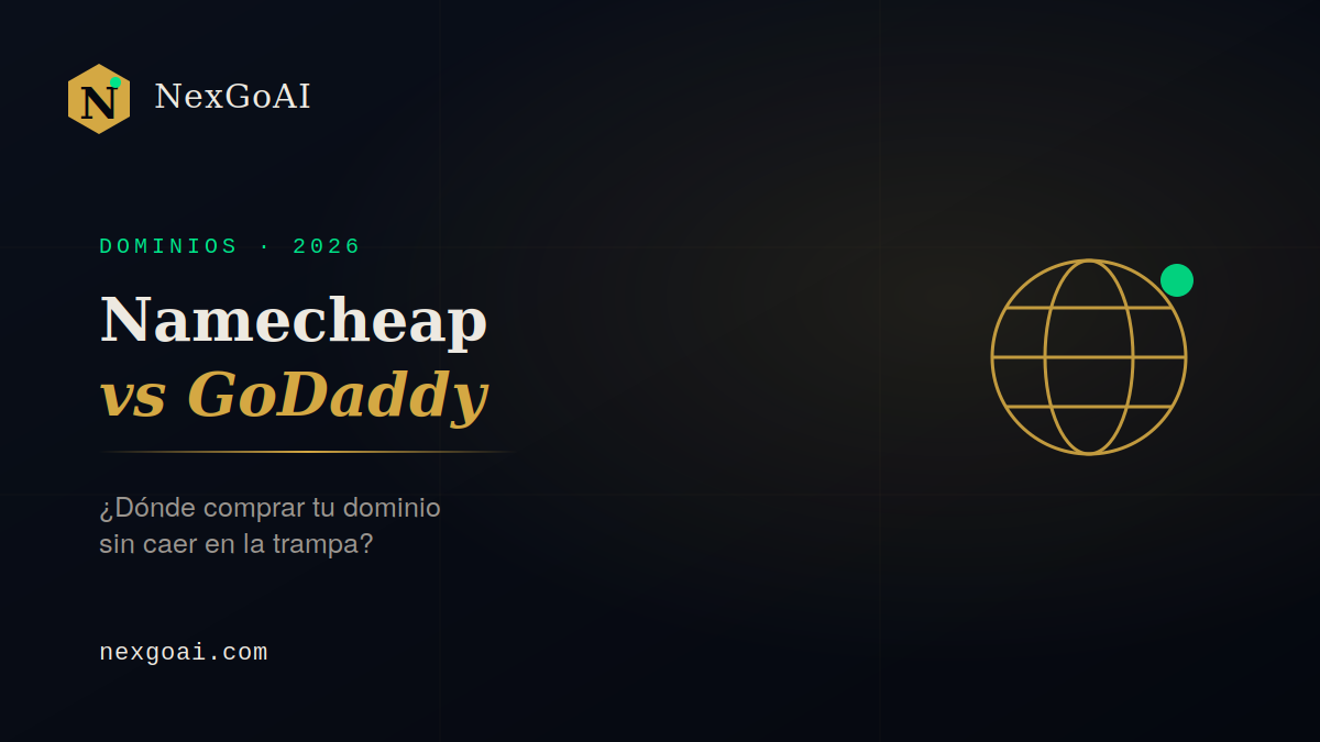 Namecheap vs GoDaddy domain comparison 2026 - NexGoAI